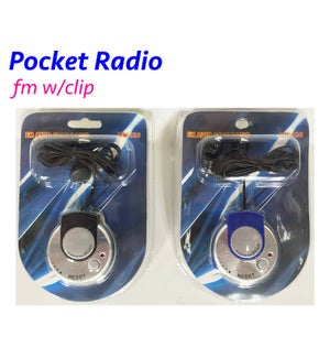 RADIO: FM SCAN, W/CLIP #82135/MW-320 (PK 12/120)