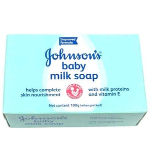 BABY SOAP: 3.5 OZ JOHNSON'S, MILK #56210 (PK 96)