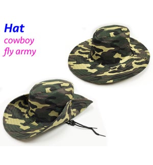 HAT: COWBOY, FLY ARMY #630016 (PK 60/120)