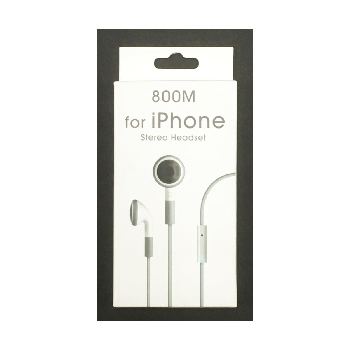 STEREO HEADSET: 800M FOR IPHONE - cellphone & accessories (cp) JADE INTL