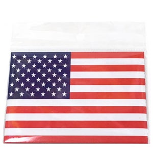MAGNET: 3.5"x2.5", USA FLAG #MG9020 (PK 12)