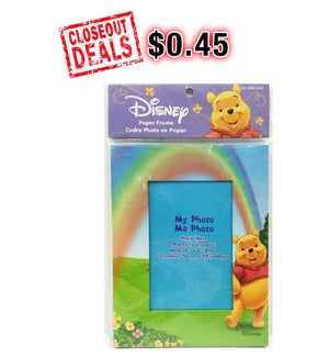 PICTURE FRAME: 4" X 6", POOH #25-2501543 ($0.65 > $0.45)