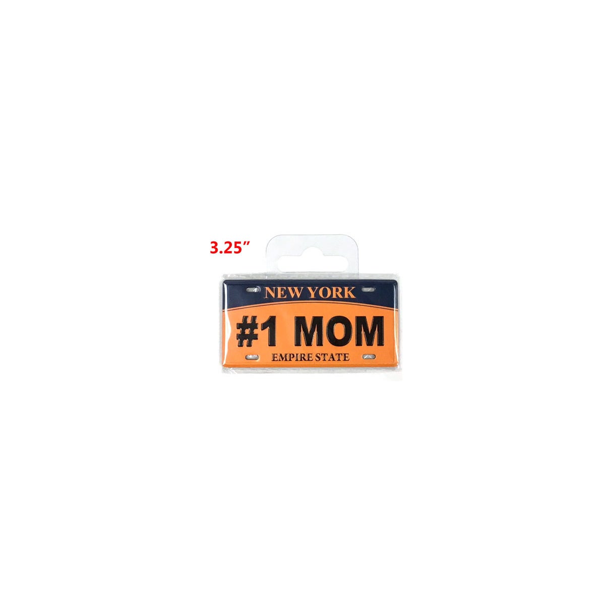 MAGNET: #1 MOM PLATE #MG9034 (PK 12)