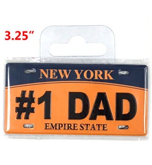 MAGNET: #1 DAD PLATE #MG9033 (PK 12)