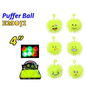 PUFFER BALL: EMOJI, 3.5" #701057 (PK 12)