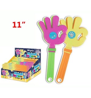 HAND CLAPPER: 11" W/SMILE FACE #71557 (24 PC DISPLAY)