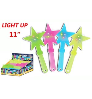 HAND CLAPPER: 11" LED STAR #71559 (24 PC DISPLAY)