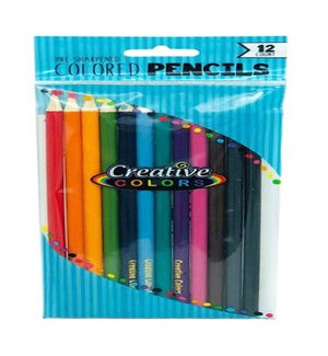 2 Boxes Pen+Gear Sharpened Colored Pencils 12 Count Multicolor Nontoxic