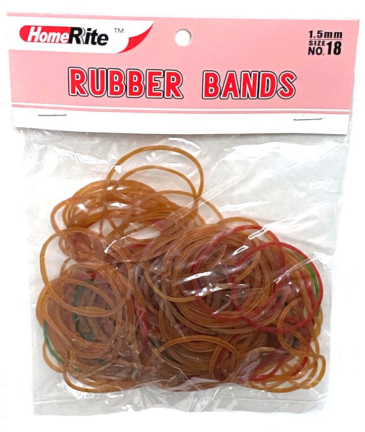 Size 18 store rubber bands