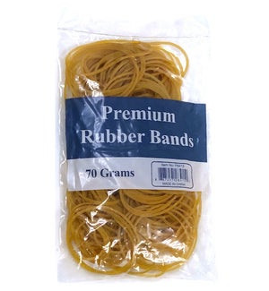 RUBBER BANDS: BROWN #P8415 (PK 12/240)
