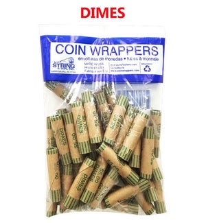 COIN ROLLERS: DIME #1043-25 (PK 25)