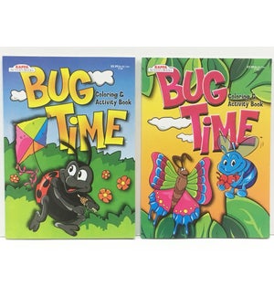 #706 BOOK: BUG TIME, COLORING & ACTIVITY (PK 48)