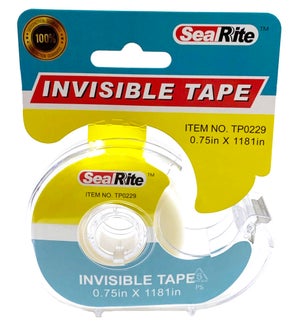 TAPE: STATIONERY, 1 PK, INVISIBLE #TP0229 (PK 24/144)
