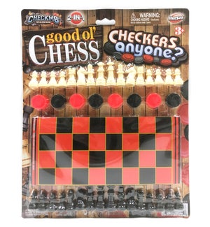GAME: CHESS & CHECKERS, ON B/PACK #77769/75284 (PK 24/72)