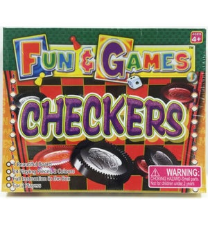 GAME: CHECKERS IN BOX #77392 (PK 24)