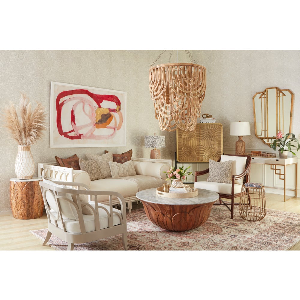 Pomegranates Side Table in Natural