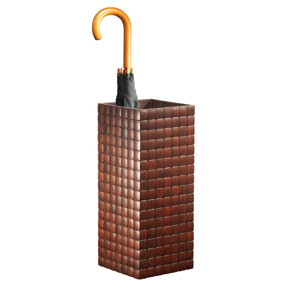 Barclay Umbrella Stand in Mahogany