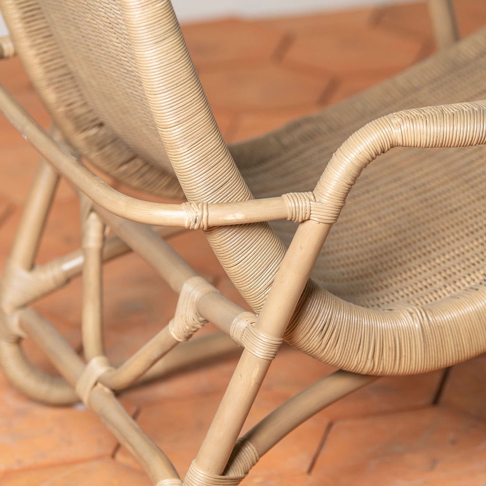 Bodega Lounge Chair + Ottoman in Grey