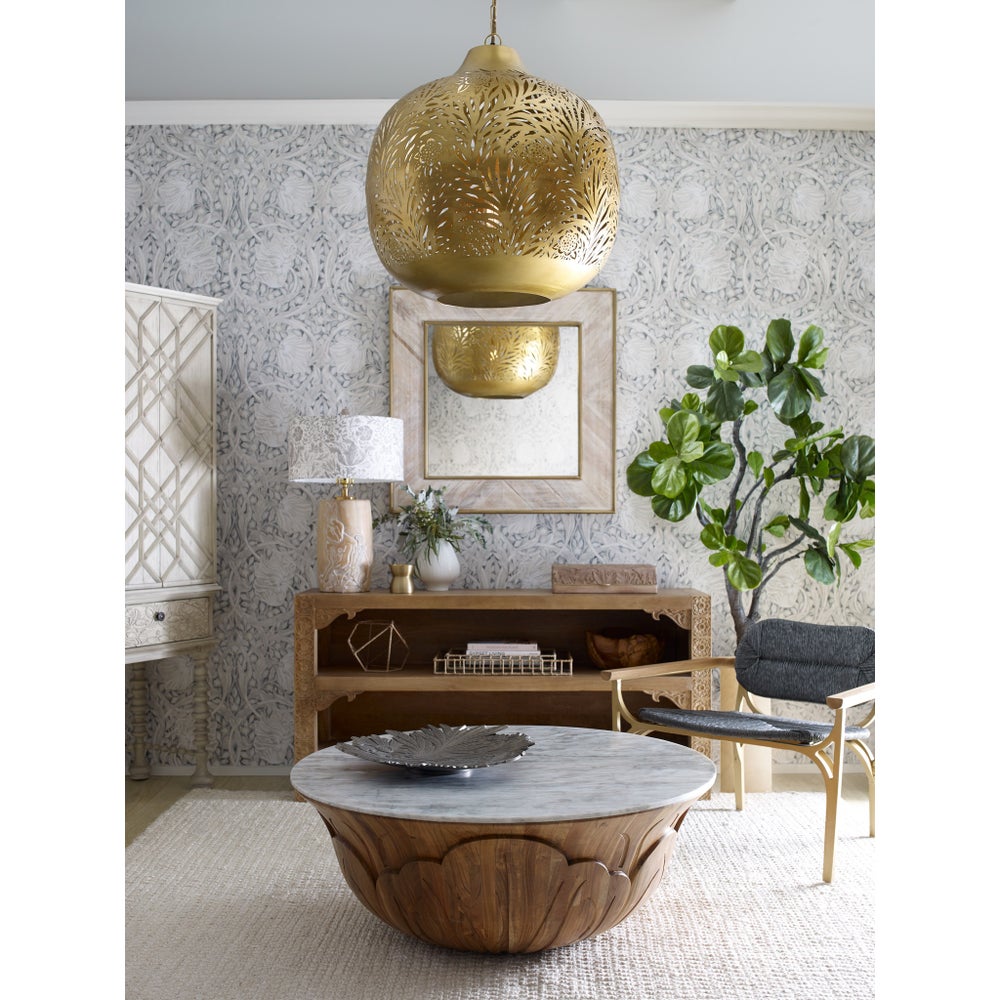 Marigold Chandelier in Brass