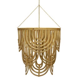 Scallop Chandelier in Natural