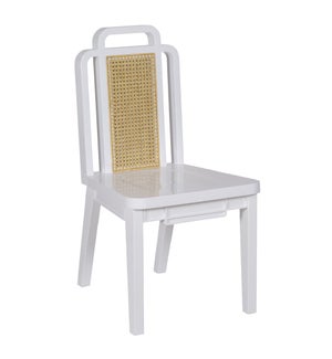 Deco Side Chair in Winter White