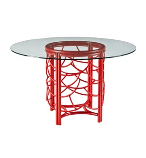 DOT Dining Table Base in Antique Red