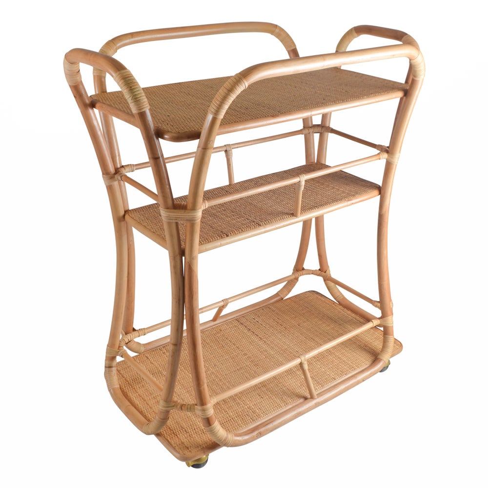 Edith Bar Cart in Natural