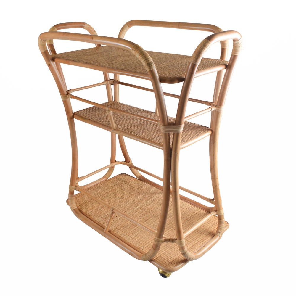 Edith Bar Cart in Natural