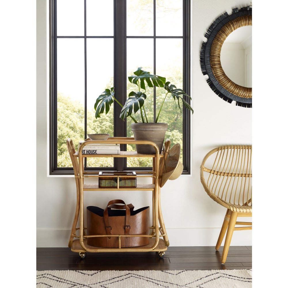 Edith Bar Cart in Natural