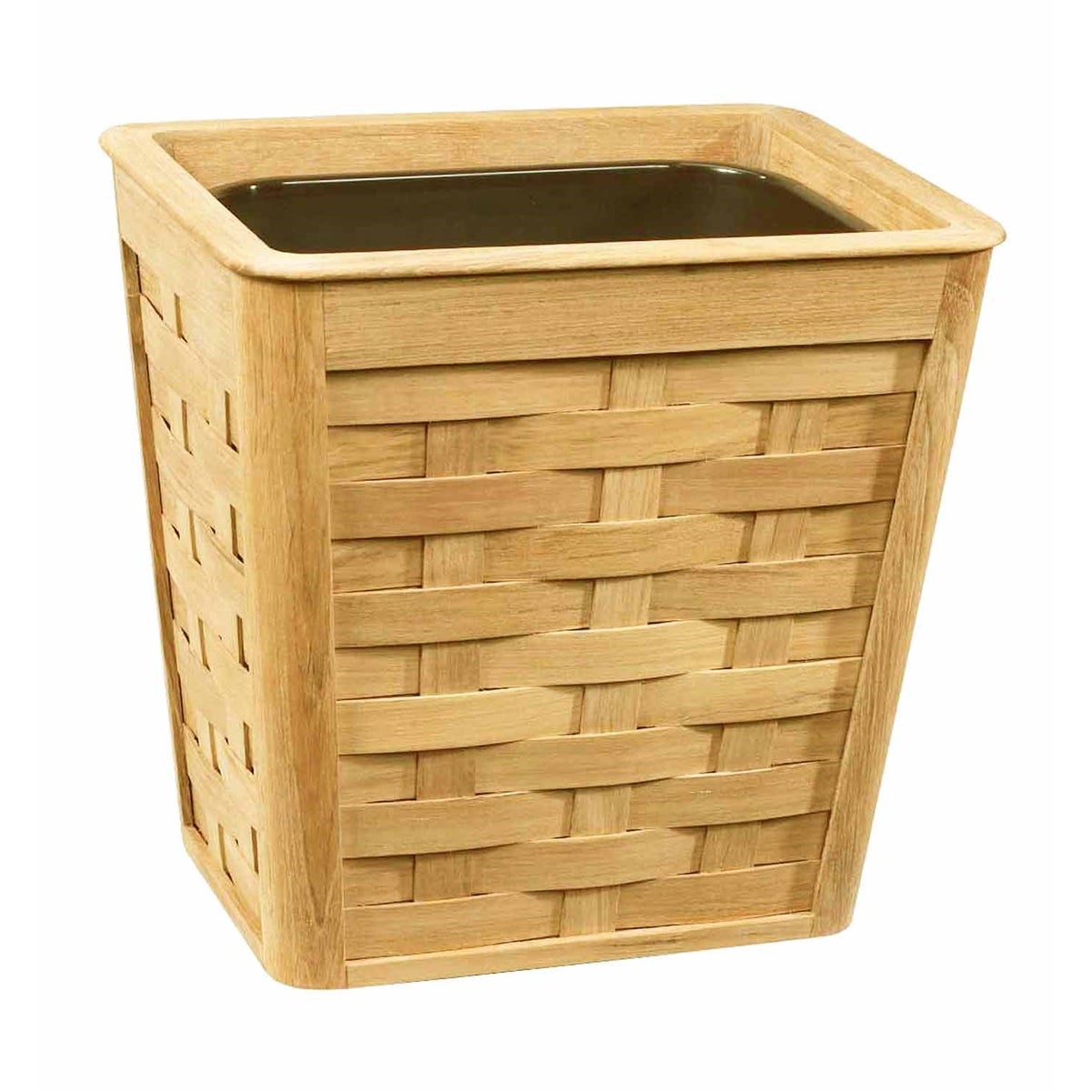 Woven Wastebasket in Natural