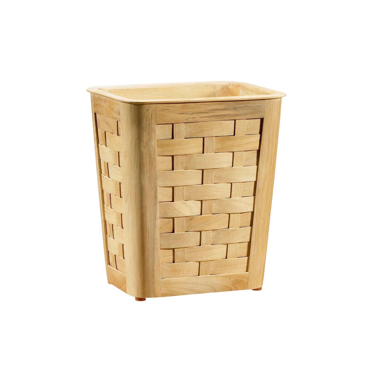 Woven Small Wastebasket in Natural