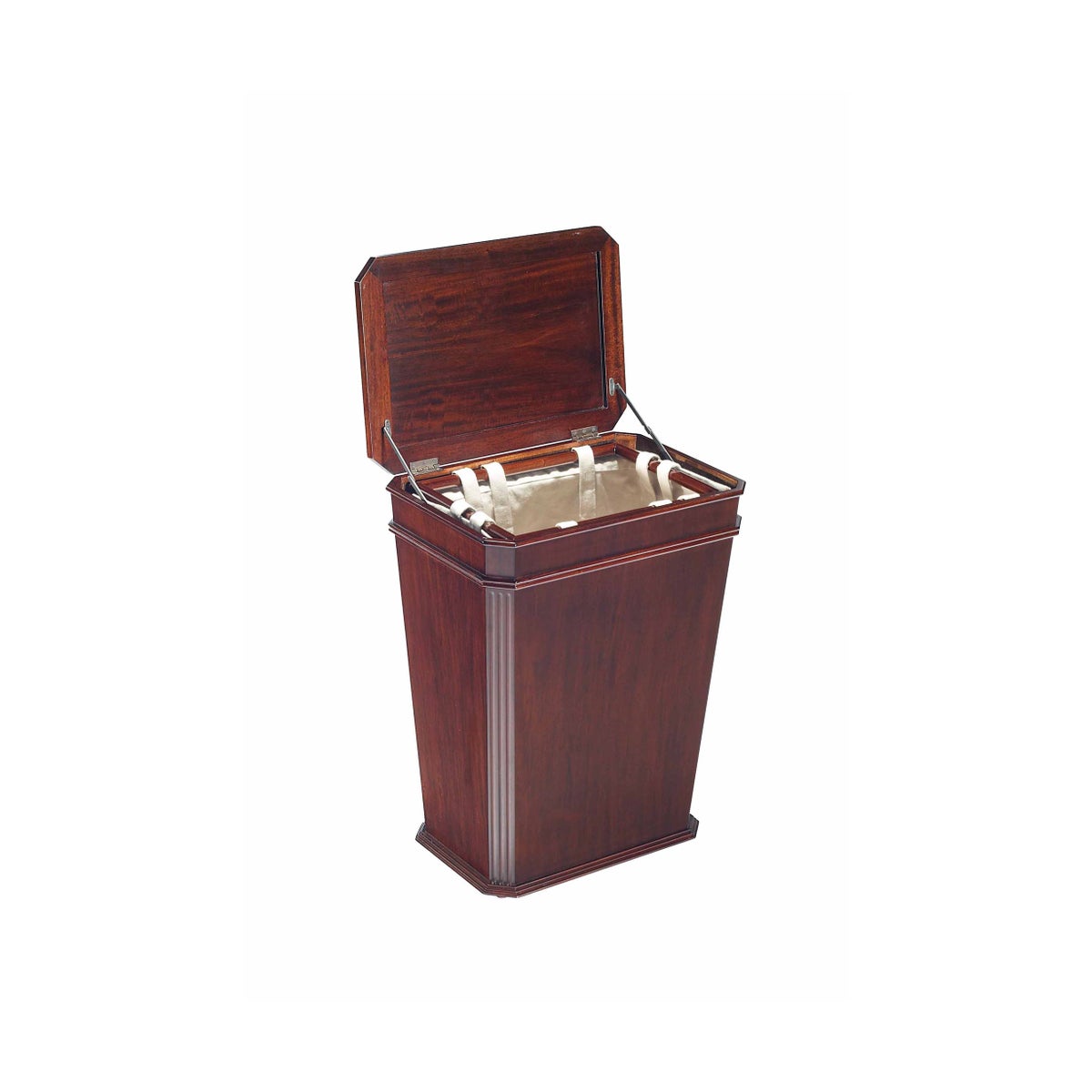 Mahogany Fluted Hamper