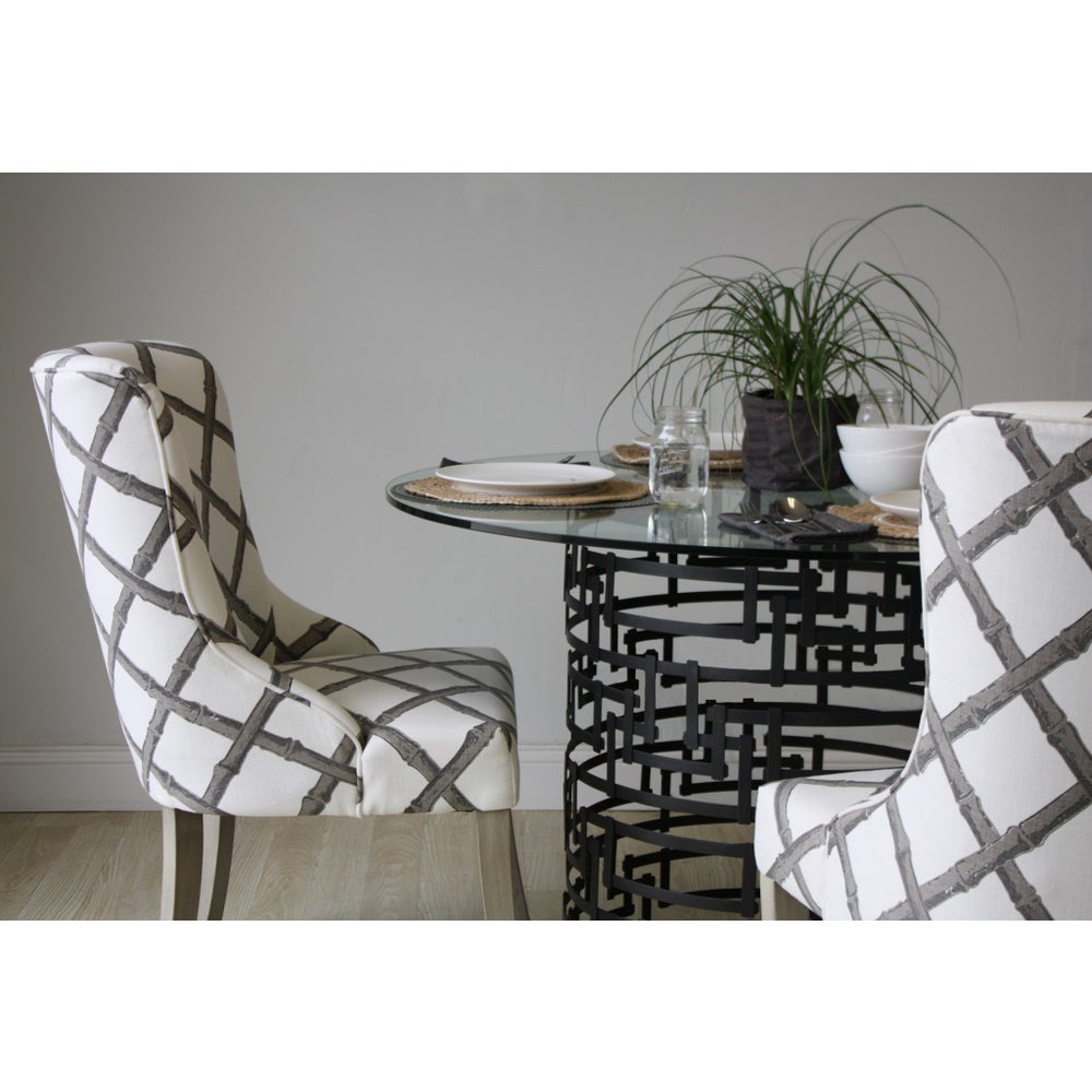 Mayfair Yvans Geometric Base in Black