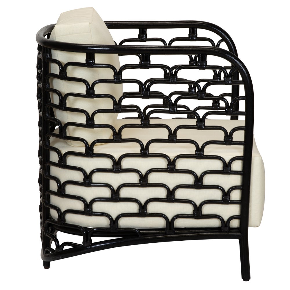Steps Lounge Chair in Black
