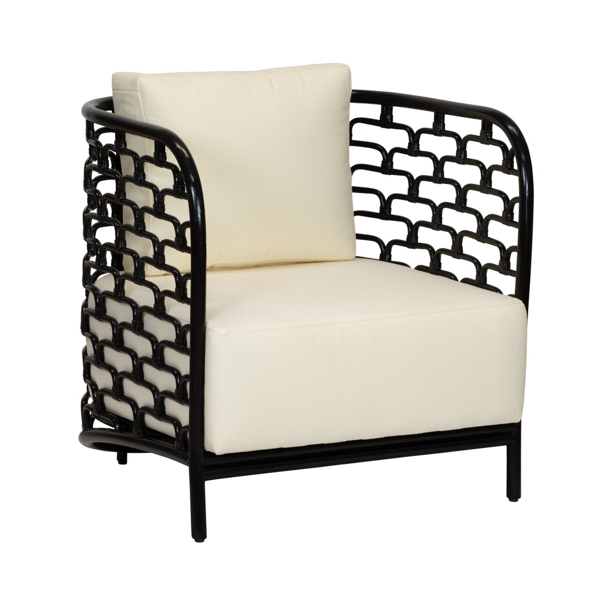 Steps Lounge Chair in Black
