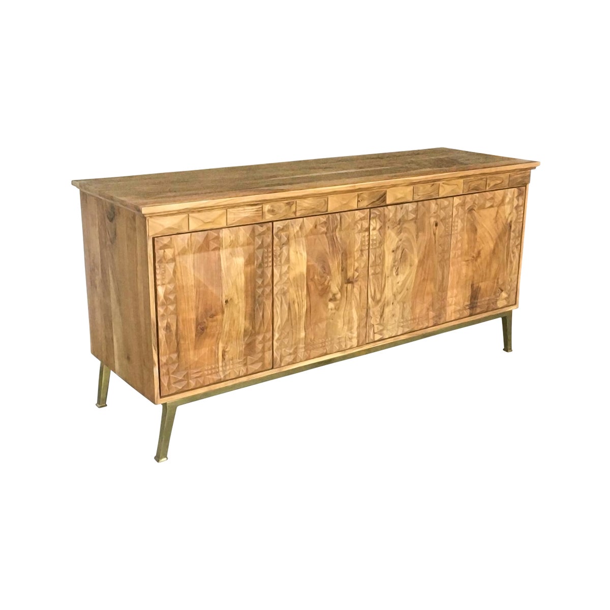Pyramids Credenza in Natural