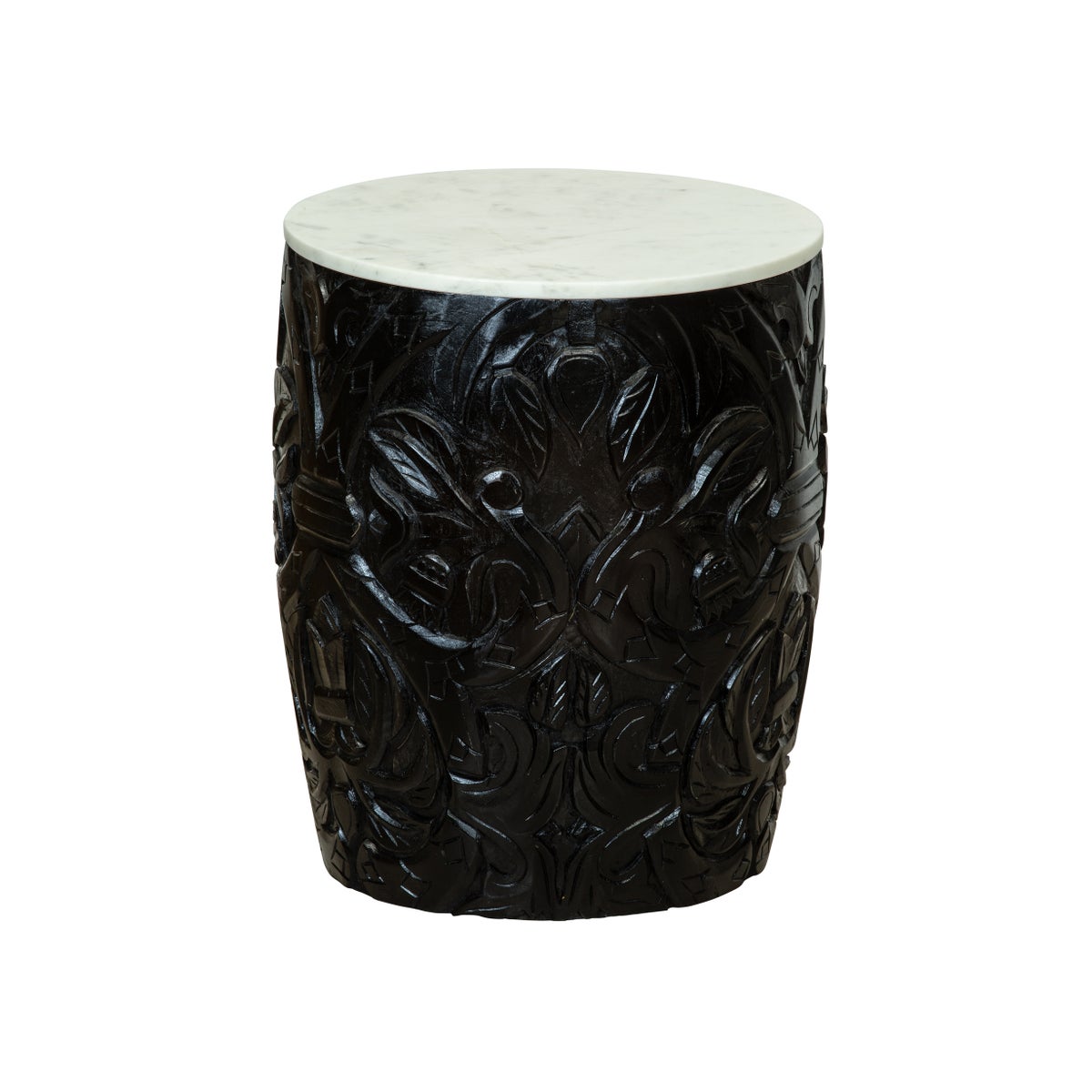 Pomegranates Side Table in Black