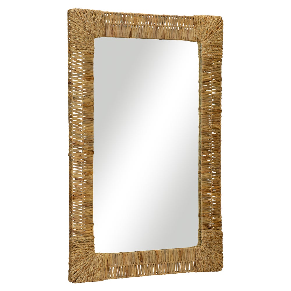 Folha Rectangular Mirror in Natural