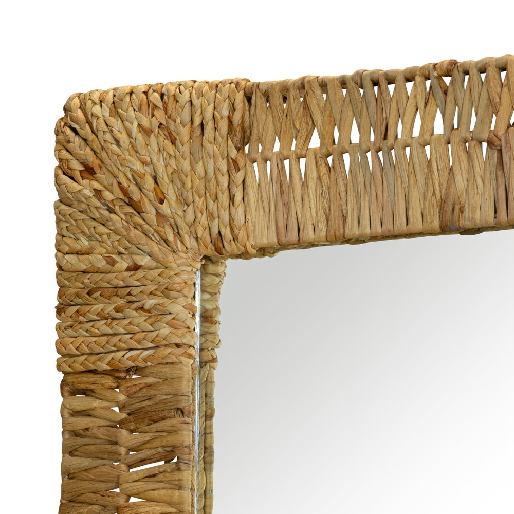 Folha Rectangular Mirror in Natural