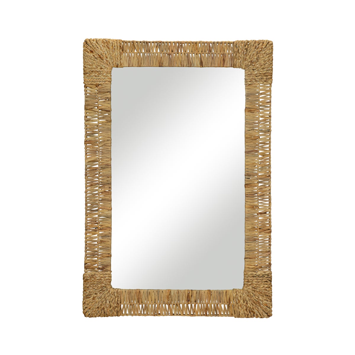 Folha Rectangular Mirror in Natural