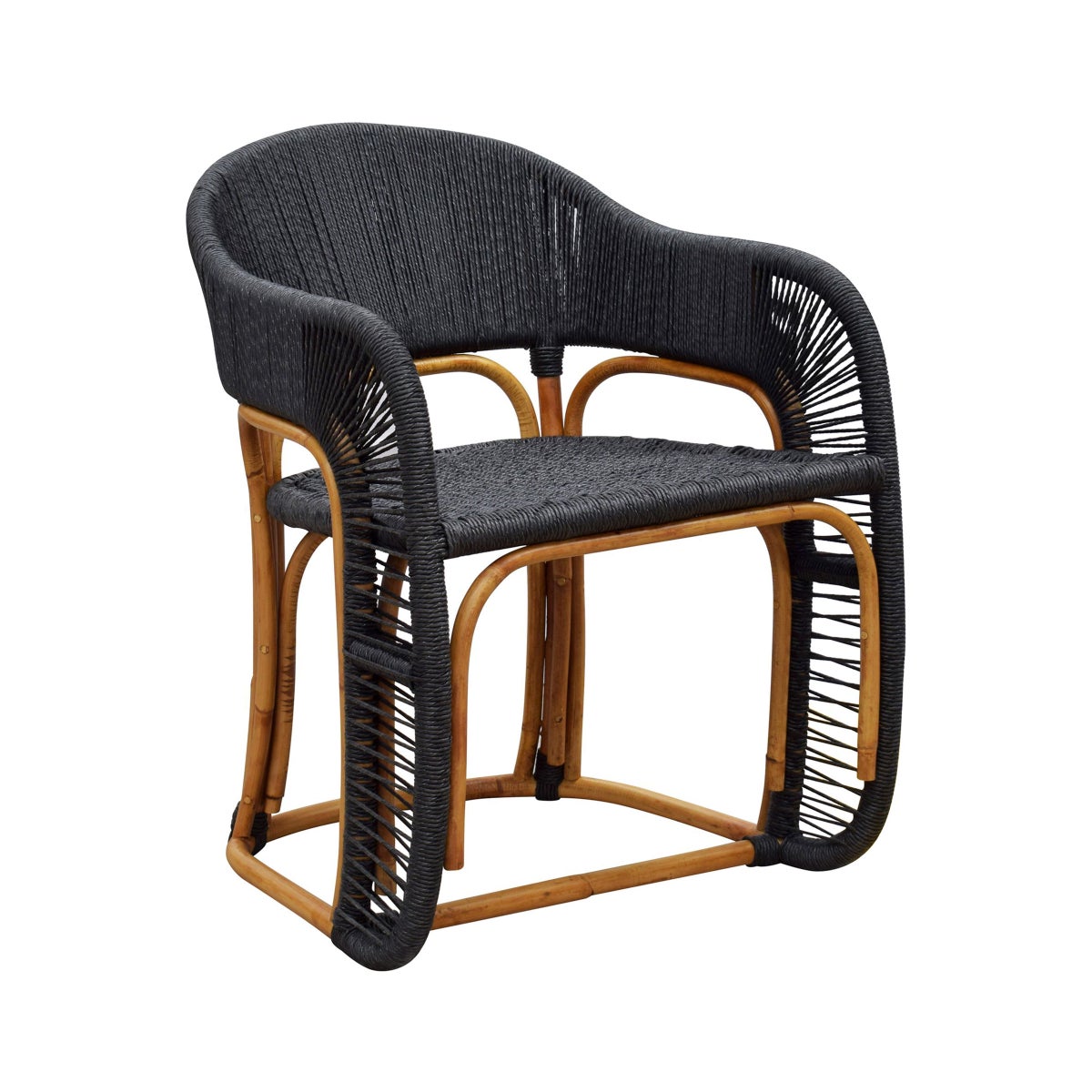 Glen Ellen Arm Chair in Black
