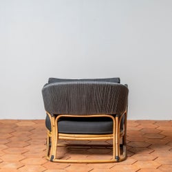 Glen Ellen Lounge Chair in Black