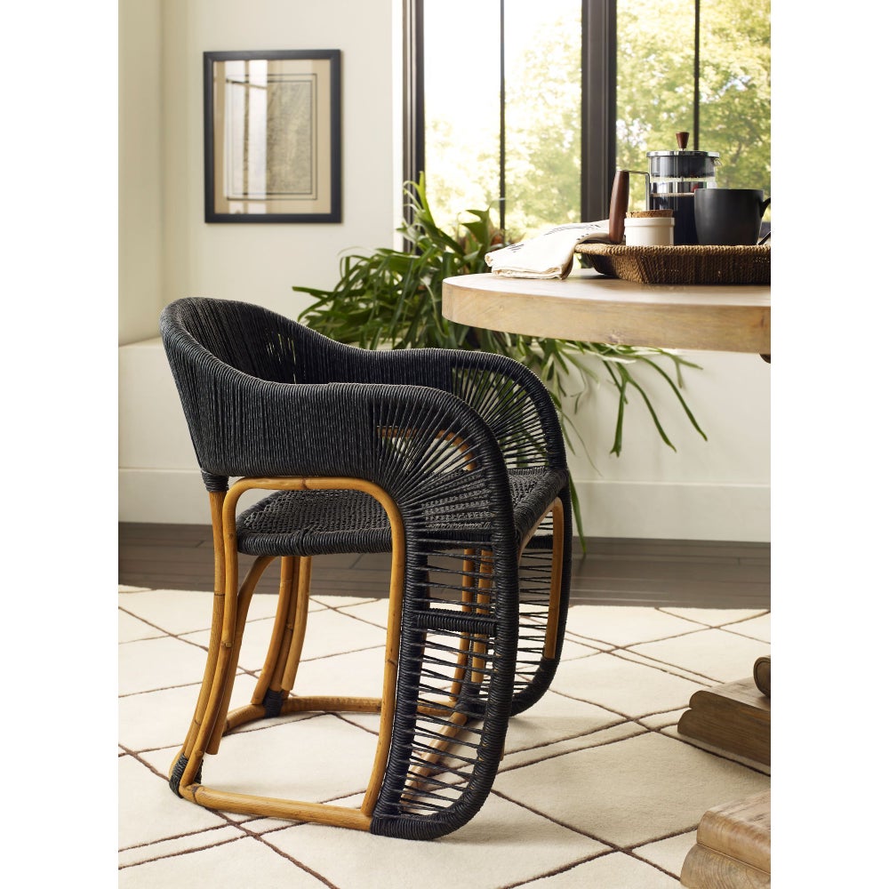 Glen Ellen Arm Chair in Black