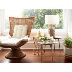Jute Buoy Side Table in Natural