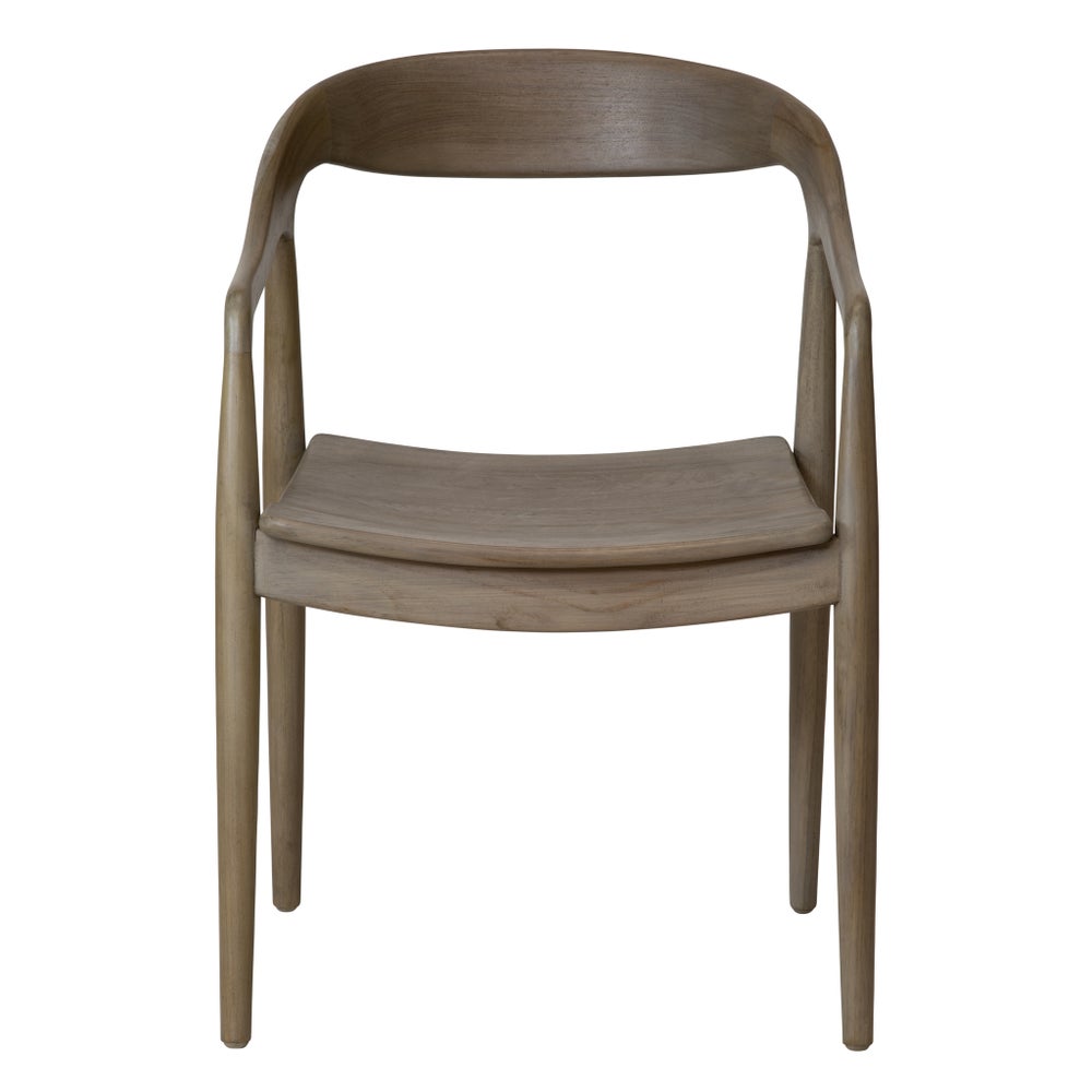 Ingrid Arm Chair in Grey