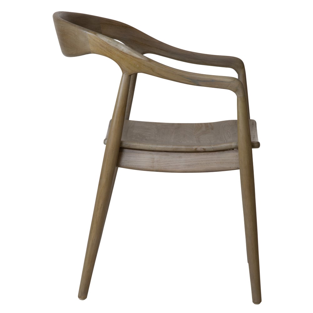 Ingrid Arm Chair in Grey