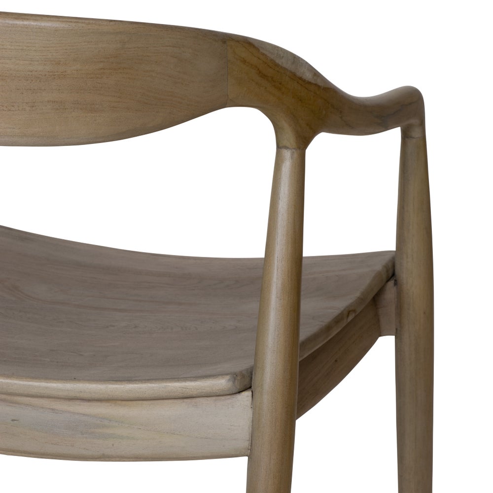 Ingrid Arm Chair in Grey