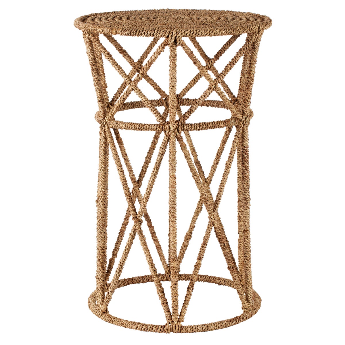 Jute Buoy Side Table in Natural