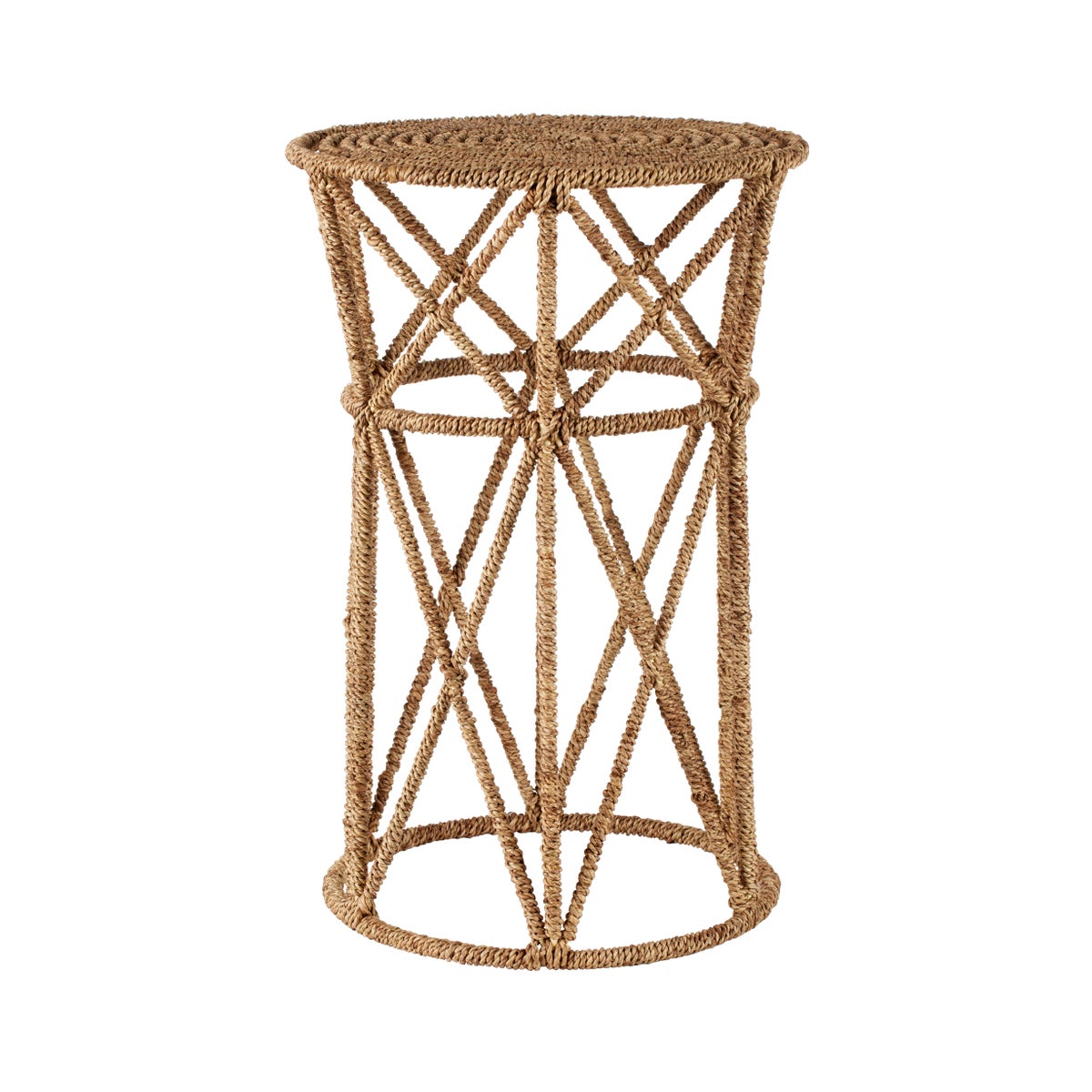 Jute Buoy Side Table in Natural