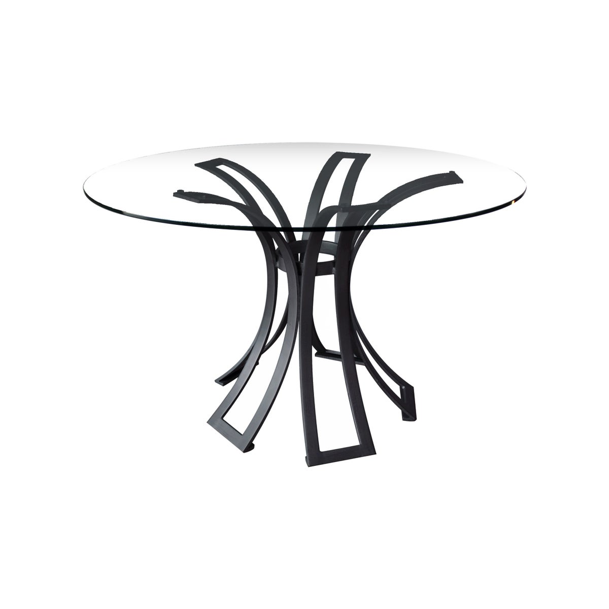 Klismos Dining Table Base in Black